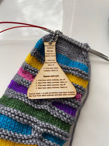Kitchener Stitch Keychain