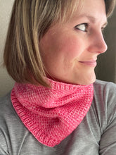 Load image into Gallery viewer, Eye of the Partridge Heel Cowl Pattern (Digital Download)