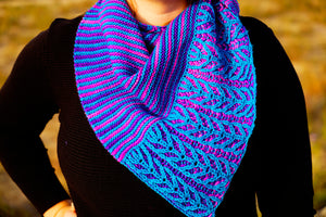Lines and Vines Shawl Pattern
