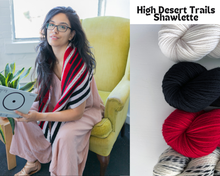 Load image into Gallery viewer, High Desert Trails Shawlette Kit (Yarn + Pattern)