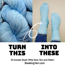 Load image into Gallery viewer, Skyler White Socks Kit