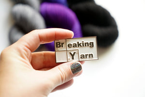 Breaking Yarn Enamel Pin