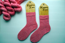 Load image into Gallery viewer, Holly White Socks Pattern