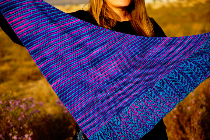 Lines and Vines Shawl Pattern