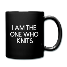 Load image into Gallery viewer, I AM THE ONE WHO KNITS - MUG - black