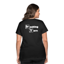 Load image into Gallery viewer, I AM THE ONE WHO KNITS - Women’s Curvy T-Shirt - black