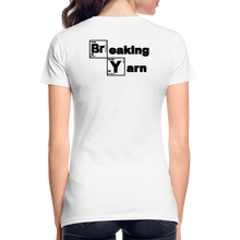 Load image into Gallery viewer, I AM THE ONE WHO KNITS - Women’s Premium Organic T-Shirt - white